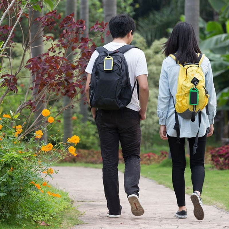 Universal solar power bank 5000mah Portable Waterproof Solar charger Dual-USB Solar battery Charger for iphone samsung all phone