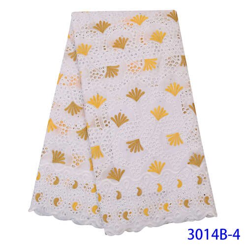 Fransk blonde stof afrikansk stof blonde schweizisk blonde med hulsten farverige  ks3014b: Billede 4