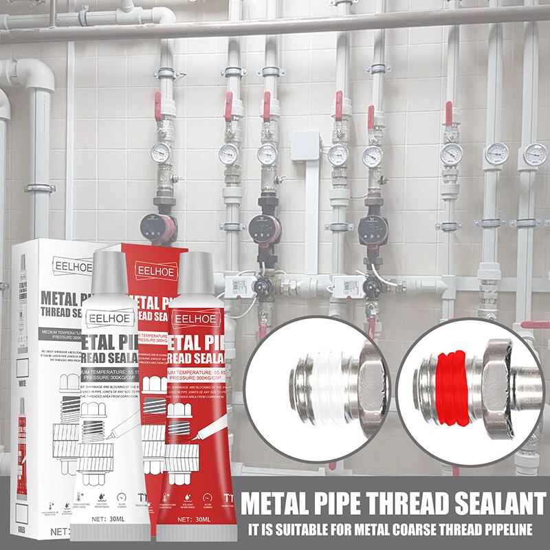 Metal Pipe Thread Sealant Multipurpose Heat-Resistant Thread Locking Agent Simple Operation XHC88