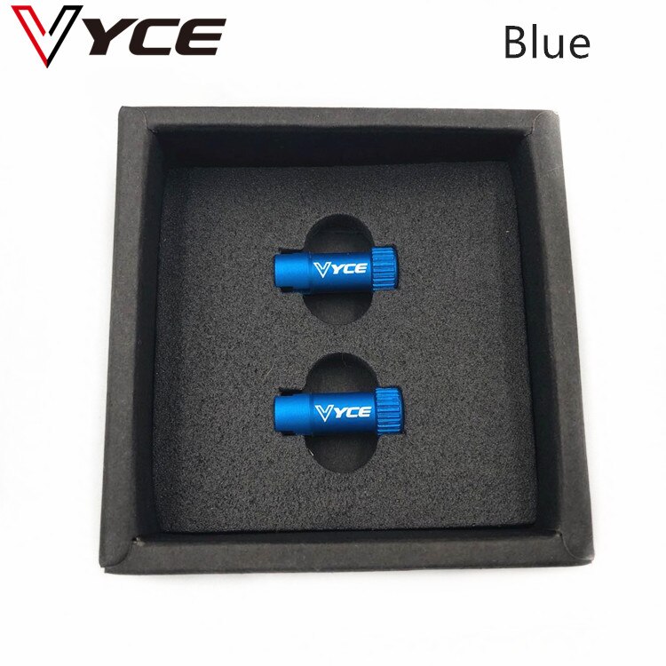 VYCE bicicletta valvola multifunzione in lega di alluminio strumento brevetto baionetta smontaggio valvola aria vuoto è adatta per pinza a baionetta: blue
