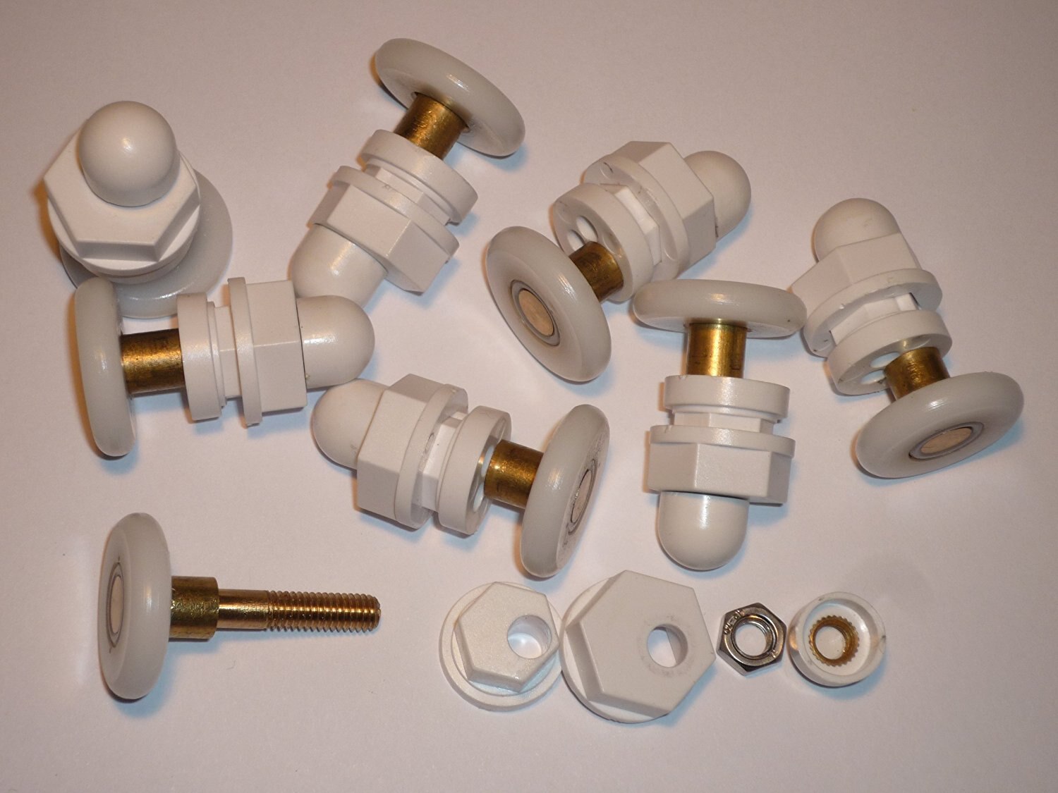 Cuillere A Ragout Lot De 8 Roulettes Pour Porte De Douche Diamu00e8tre 19 Mm Raclette Vitre