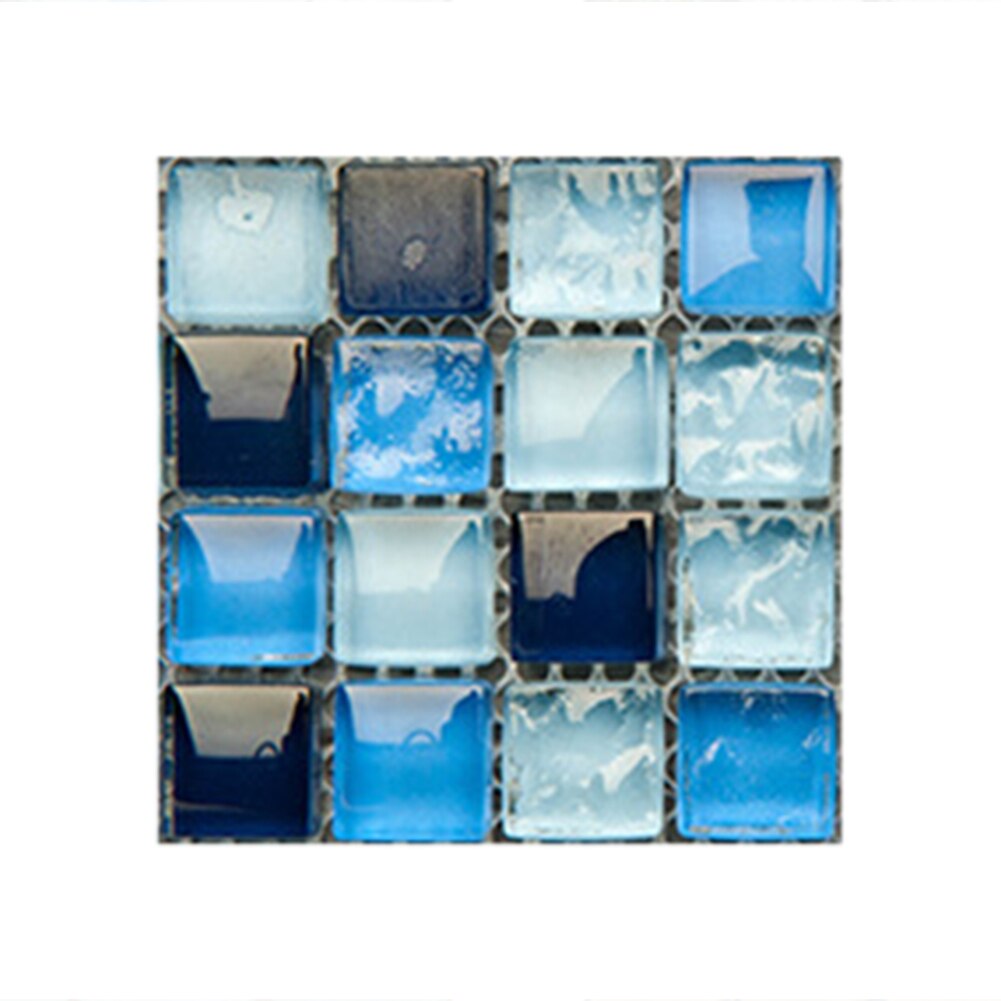 Mosaic Tile Floor Stickers Modern Bathroom 3D Wall Waterproof Kitchen Stickers Self-adhesive House Renovation Decals DIY Decor: 2A