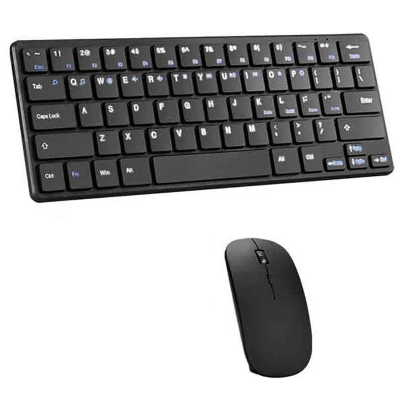 2.4G Wireless Keyboard Mouse Combo Set 1200DPI Silent USB Control for Laptop PC X7JC