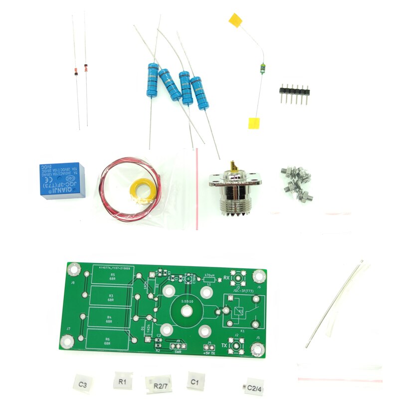 Kits de transceptor de Radio, SWR metrt, HF SSB, 6 bandas, bricolaje: DIY kit