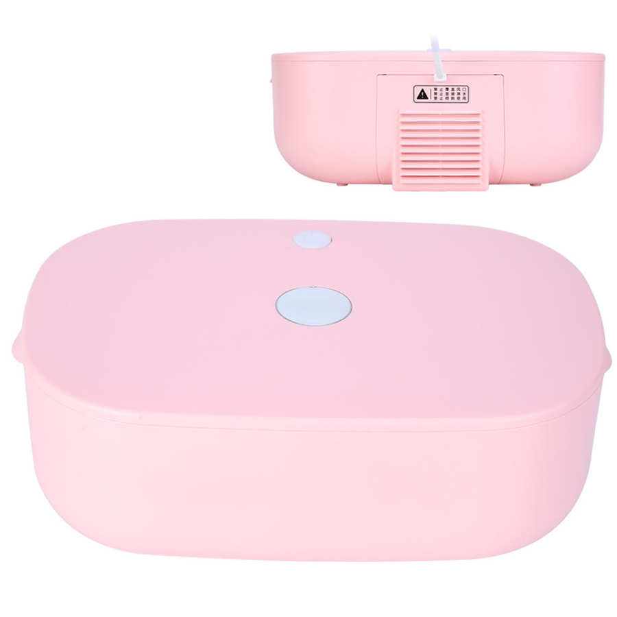 Mini Draagbare Waterdichte Kleding Ondergoed Droger Box Voor Home Reizen Roze Chinese Plug 220V Draagbare Baby