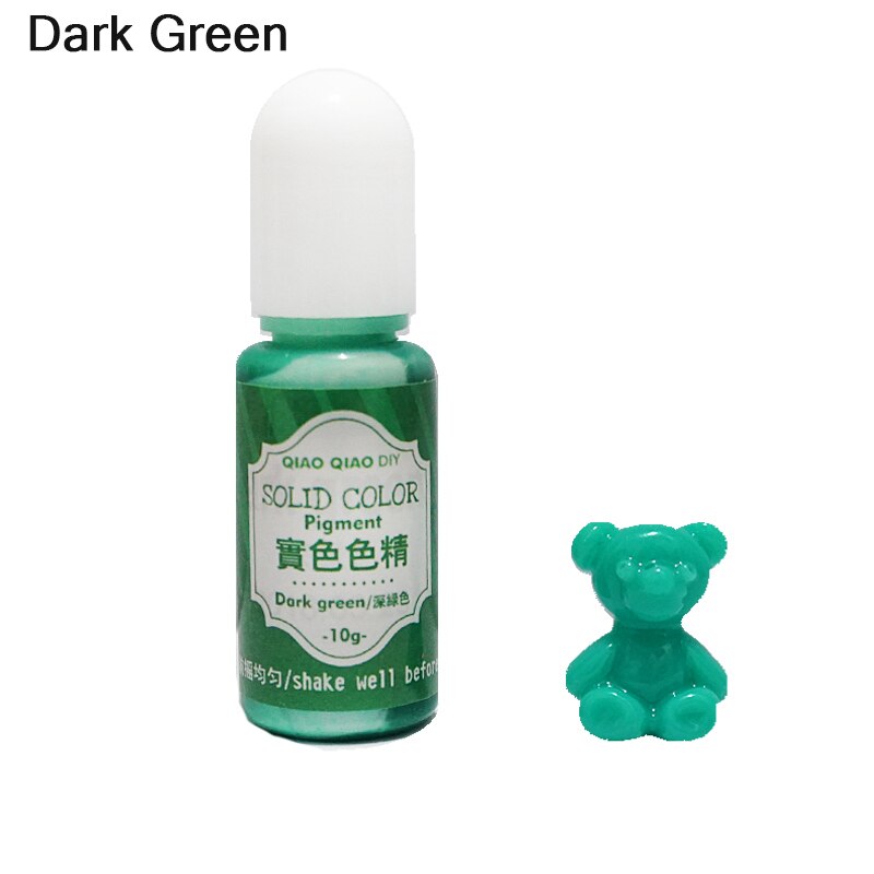 10ML żywicy epoksydowej dyfuzji pigmentu 10ML żywicy epoksydowej pigmentu alkoholu atramentu płynnego barwnika Dye dyfuzji biżuteria z żywicy Making: Dark Green