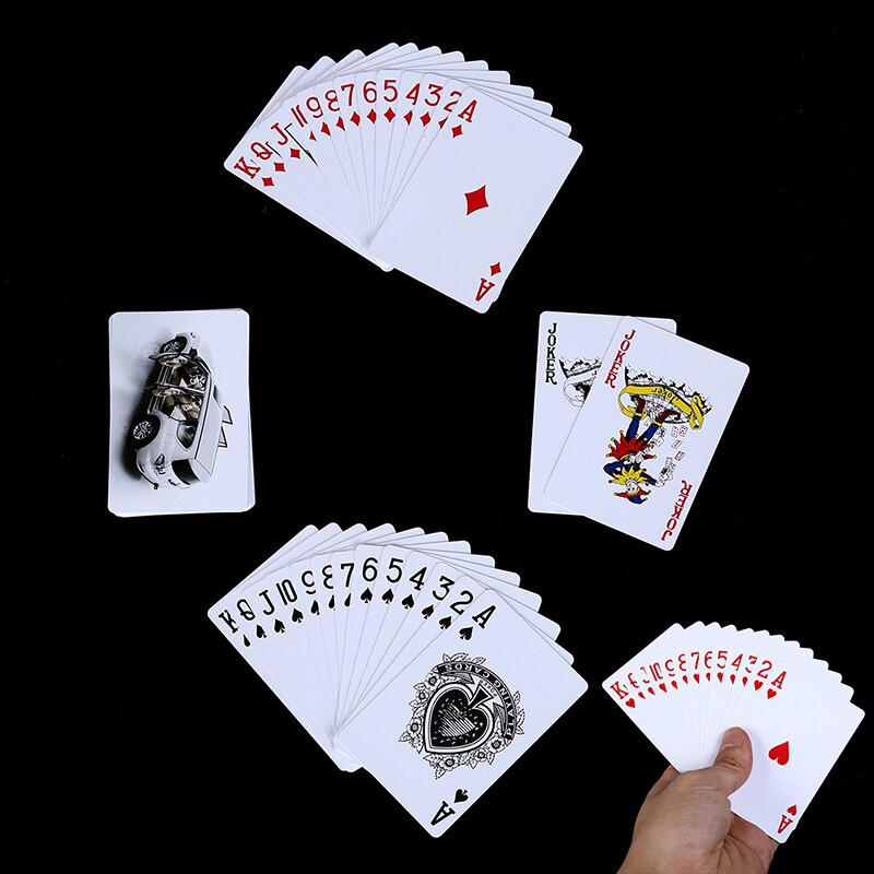 1 Set Waterdichte Duurzaam Pvc Poker Kaarten Plastic Speelkaarten Novelty Poker Card Bordspel Voor Texas Game