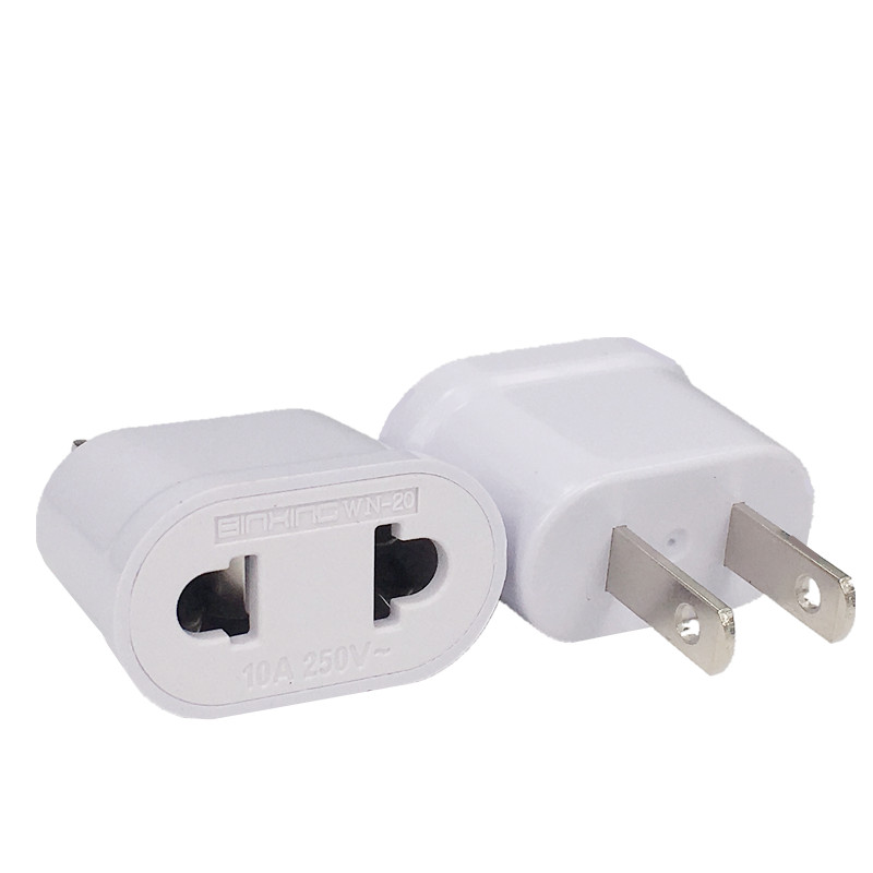 Adapter wtyczki zasilania US/EU/AU Europejskie gniazdo Adapter wtyczki UE do USA Gniazdo ładowarki elektrycznej Japonia Chiny Americana Konwerter AC