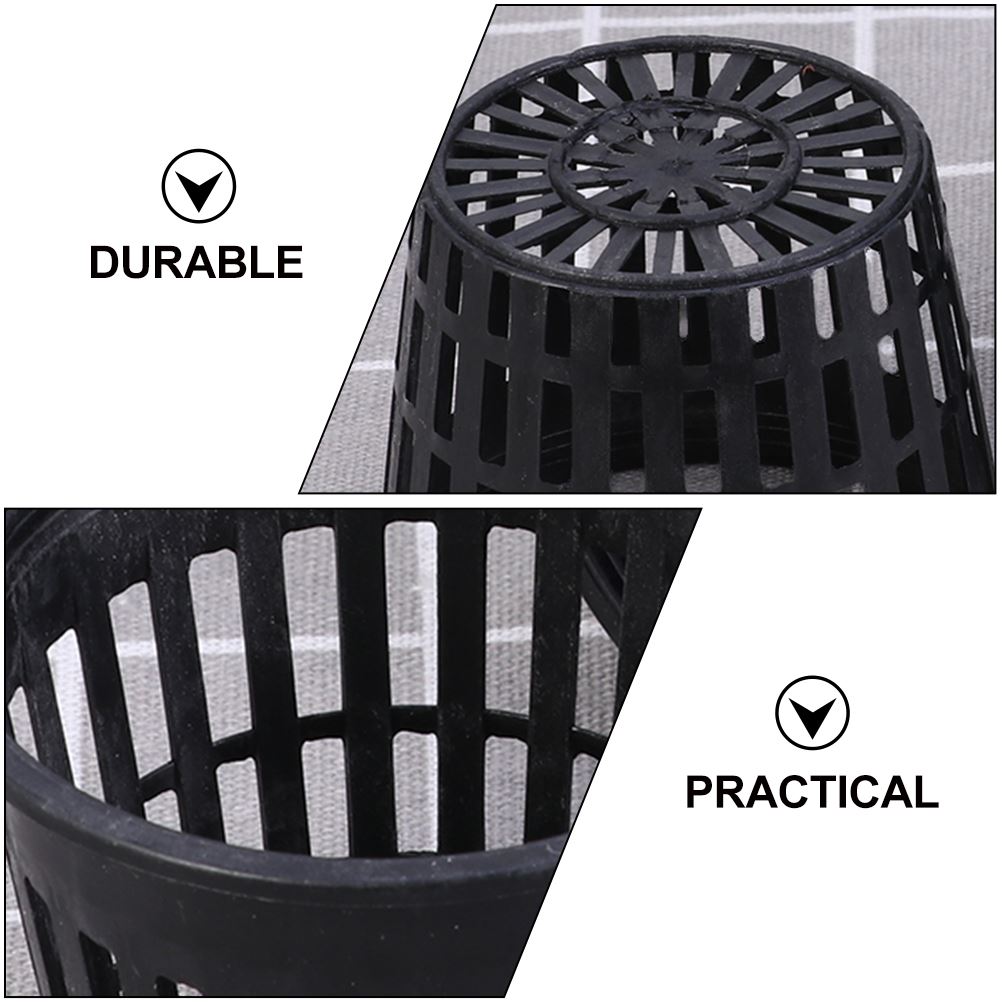 20pcs Hydroponic Container Orchid Pot Slotted Mesh Pot Nursery Pots Hydroponic Baskets Plant Grow Cup