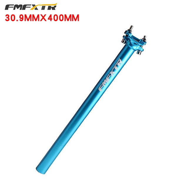 Fiets Zadelpen 400Mm Mtb Cycling Road Mountainbike Zadelpen Buis 27.2Mm/30.9Mm/31.6Mm aluminium Legering Fiets Zadelpen: Blue 30.9