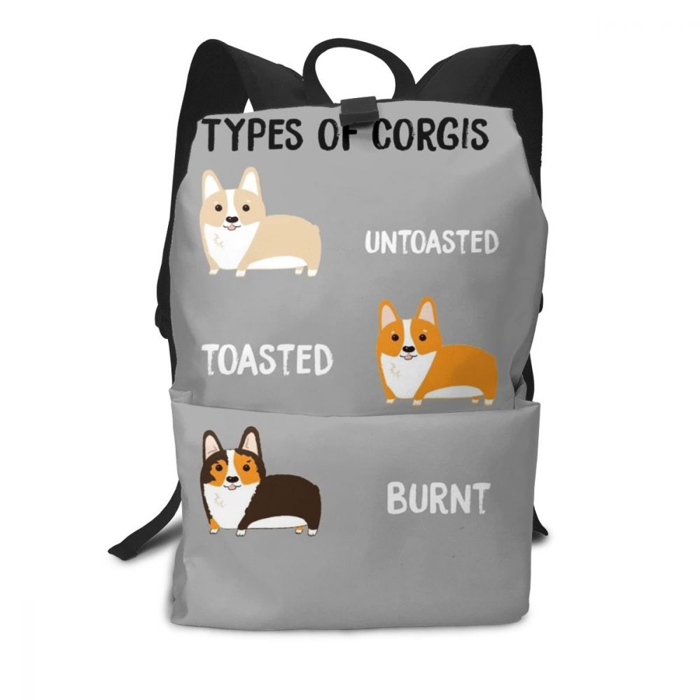 Welsh Corgi Pembroke Backpack Welsh Corgi Pembroke Backpacks Trend Bag Multi Purpose Print Bags: Types Of Corgis