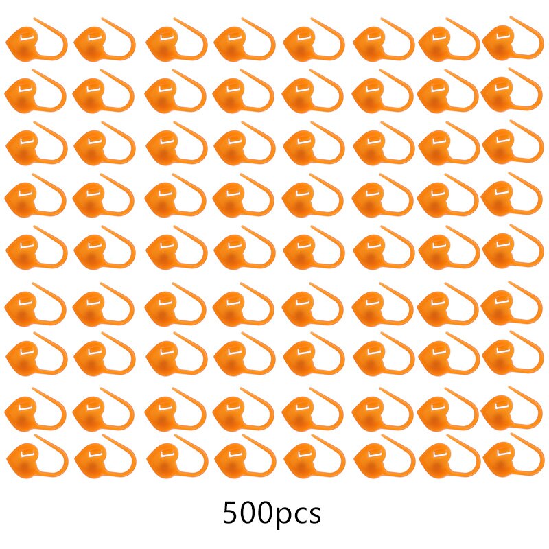 500Stck bunt Sicherheit Stifte Plastik Clips Marker Stifte Pro Stricken überqueren Stich Halter Handwerk DIY Nähen Bausatz Brosche Zubehör: Typ10