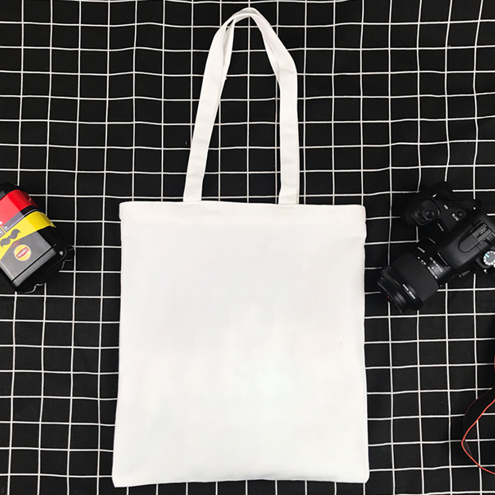 Frauen Käufer Einkaufstaschen Gedruckt Jahre Serie Weibliche Leinwand Tote Schulter Eco Handtasche Wiederverwendbare Faltbare Tasche: Weiß