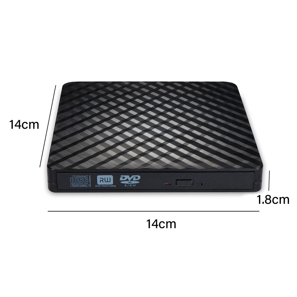 CD-ROM externo para ordenador portátil, unidad de DVD con USB 3,0, Unidad óptica, DVD-RW, VCD