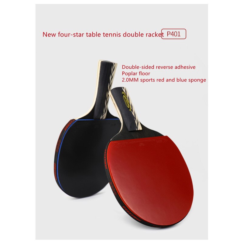 Crossway 4 star table tennis racket 2 sets table tennis rubber pingpong Sports table tennis racket