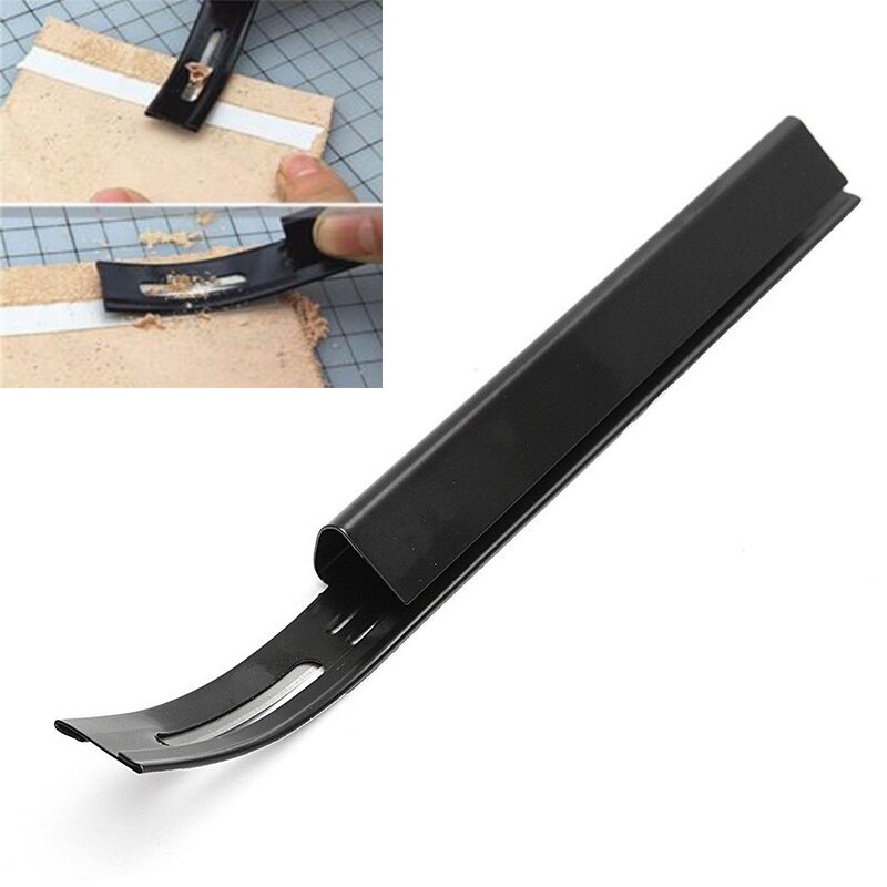 Leather Skiving Knife Tools DIY Leather Craft Safety Cutting Knife Cut off Thin Knives Trench Thinning Pro Sculpture Knife