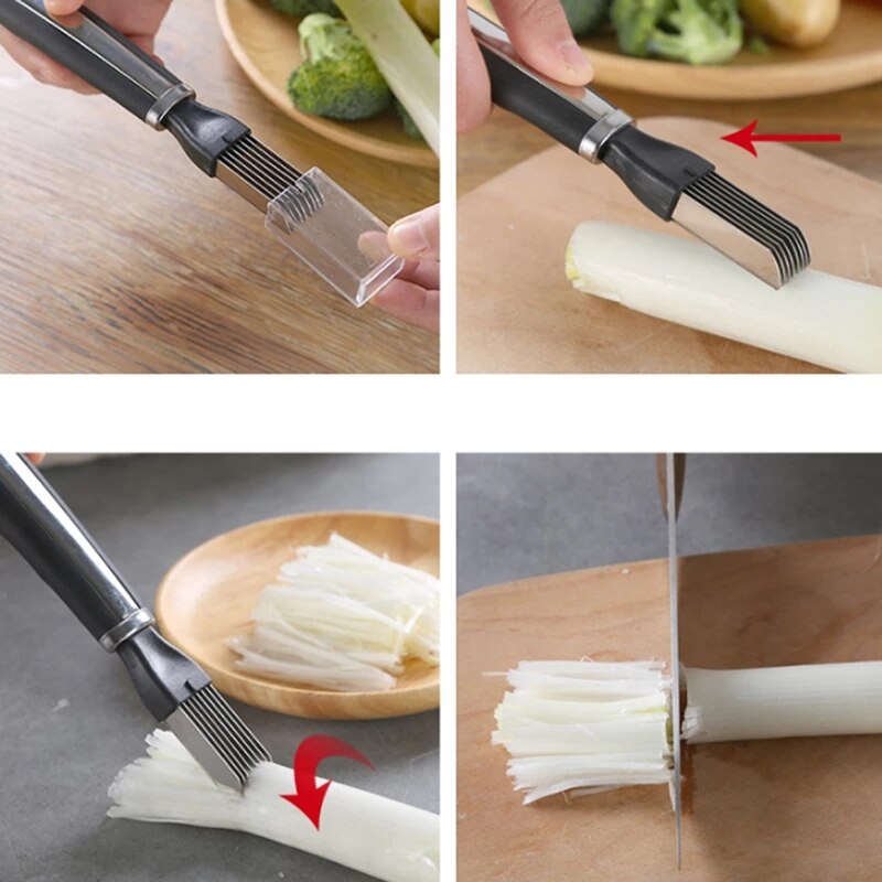 Zwiebeln Frühlingszwiebeln Kräuter Schneiden Maschine Fetzen Gemüse Cutter Maschine Obst Schneidemaschine Zerhacker Küche CF-138