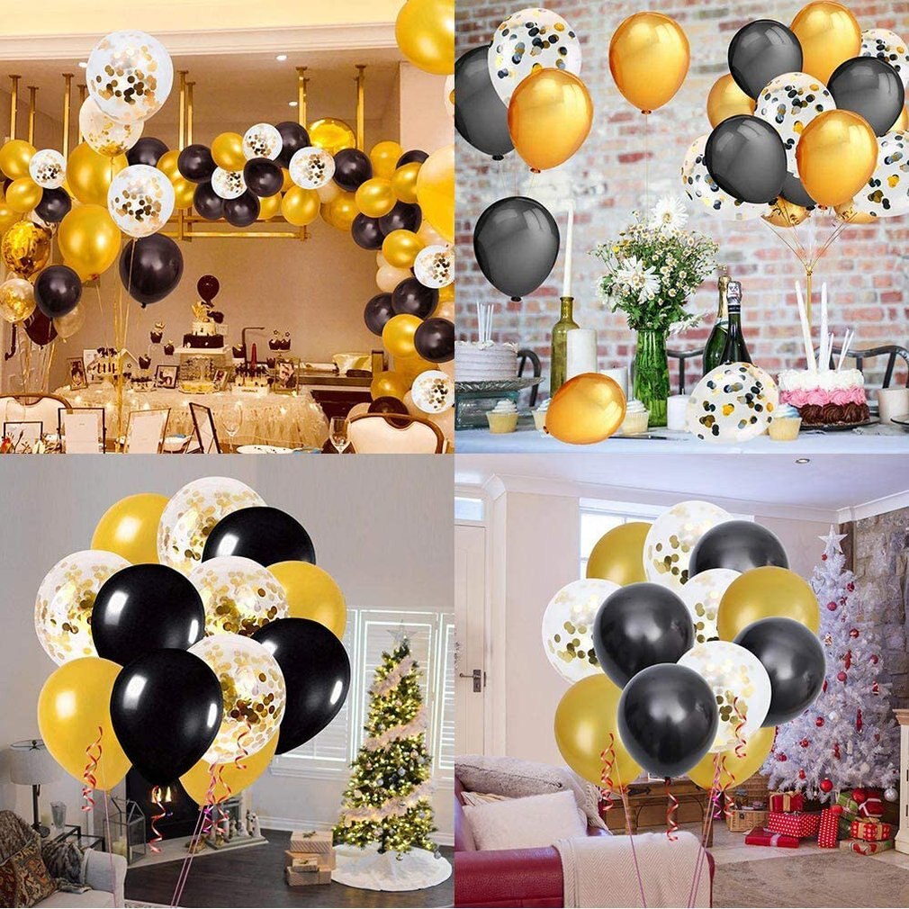 Mooie 50 Stks/set Latex Confetti Ballonnen Diy Romantische Bruiloft Engagement Evenementen Decoratie Verjaardag Ballonnen