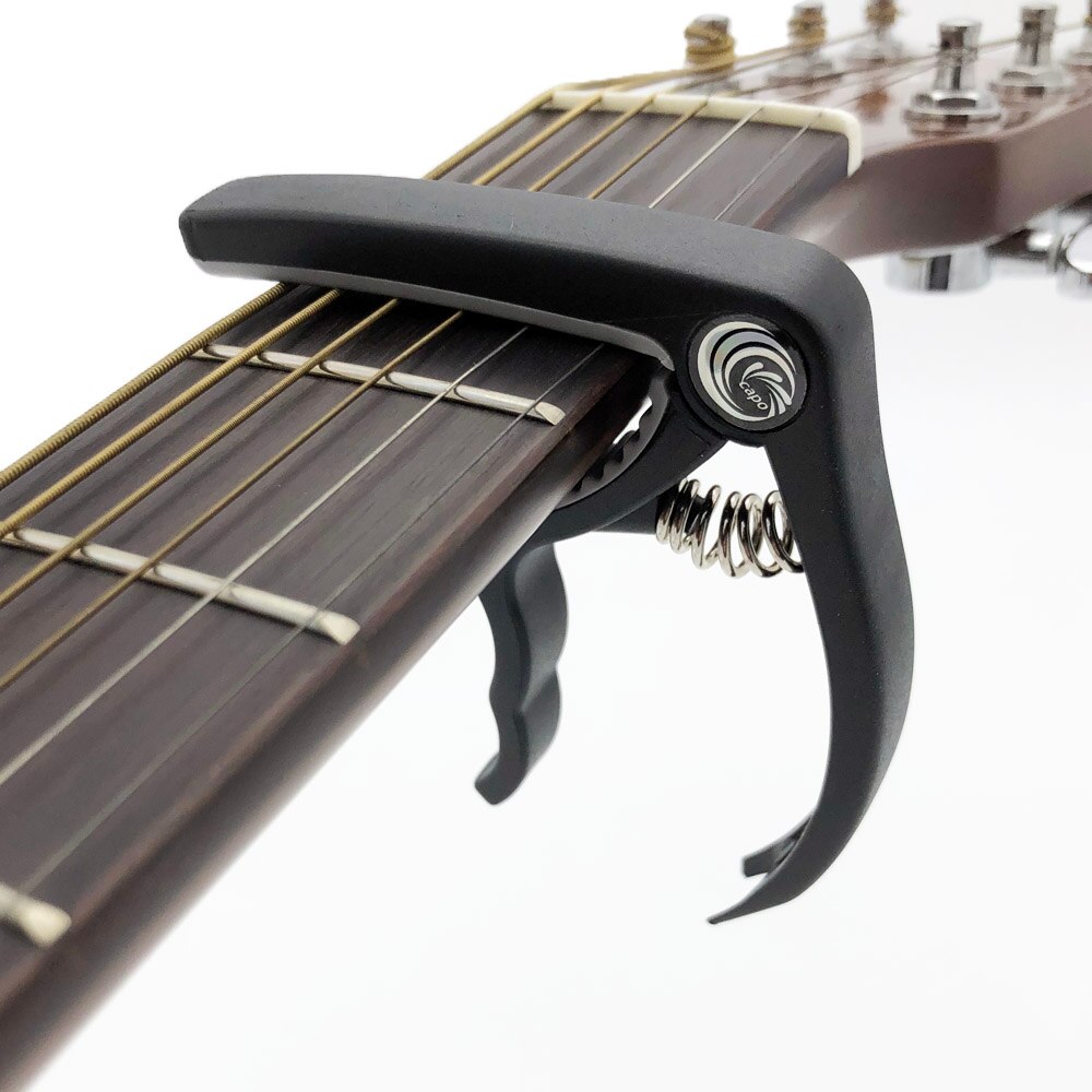 SLOZZ Plastic Guitar Capo + 10 Picks Mediator for Acoustic Electric Guitarra Capotraste Accessories 0.46 0.71 0.96 mm Thickness