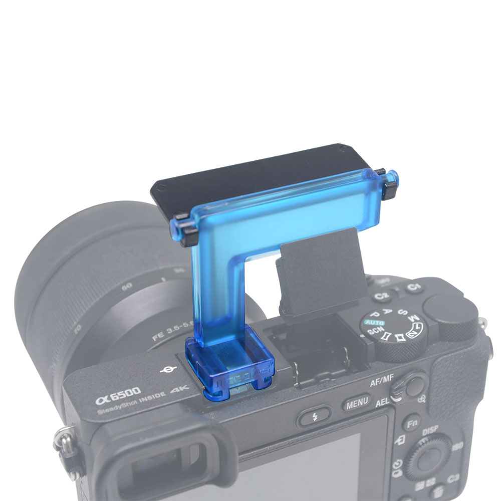 Mcoplus DF6500 4 Color difusor de Flash para Sony Alpha NEX-6 NEX-7 A6000 A6100 A6300 A6400 A6500 cámaras