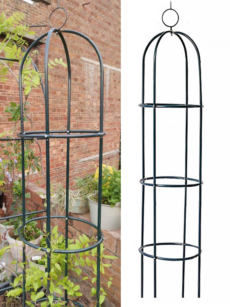 Klim Prieel Chinese Rose Clematis Lotus Buiten Kolom Vorm Europese Stijl Bloem Rack Pot Gedragen Bloem Ondersteuning Frame Indoor
