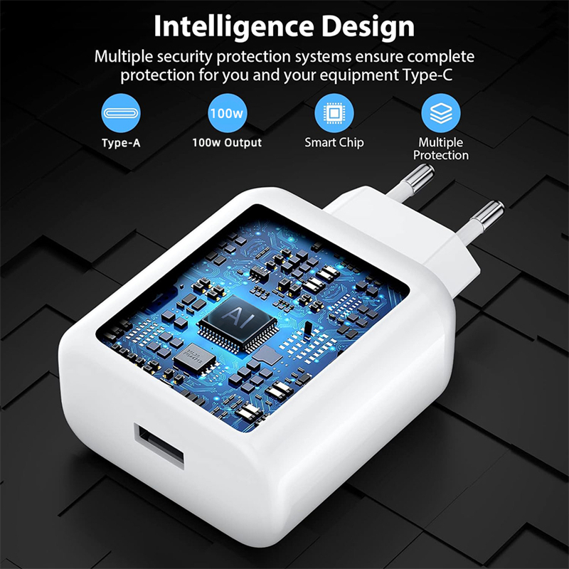 100W SuperVOOC Snelle oplader EU US Plug Snel opladen USB-oplader Type C Kabel Telefoonadapter voor Oneplus 13 12 11 10 Pro 12r 13r