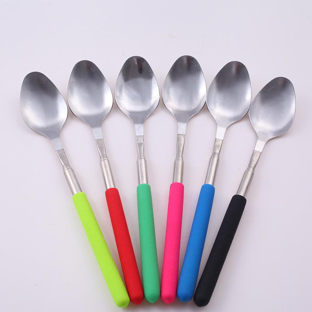 Funny Fork Extension Long Extendable Telescopic Freeloader Trick Prank Bbq Tool