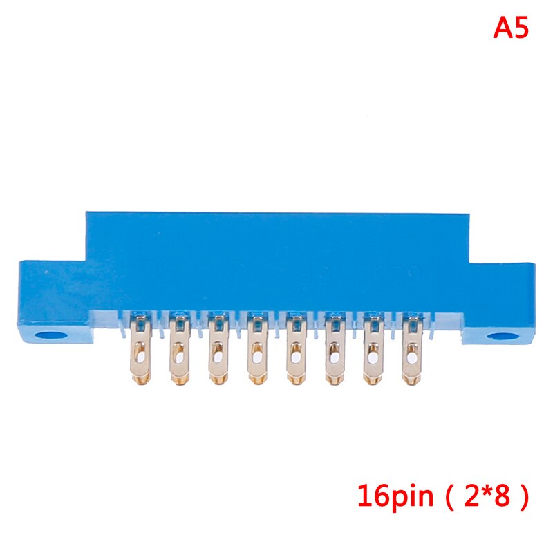 1PC 805 Series 3.96mm Pitch PCB Slot Solder Card Edge Connectors 8-72 Pin 16 Styles: A5