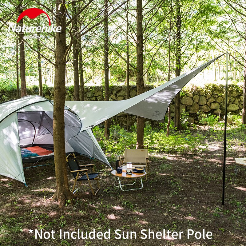 Naturvandre sky flyvende udendørs sol ly ultralet camping telt solsejl splint belægning regntæt udendørs rejse picnic