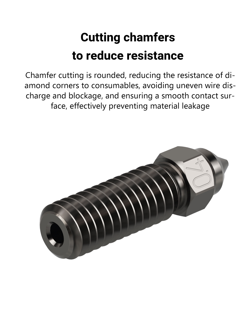 Volcano Hardened Steel Nozzle Plated Copper Nozzle Brass For Creality K1/K1Max / Anycubic Vyper/Kobra /Sovol Sv06 Plus /Sv07