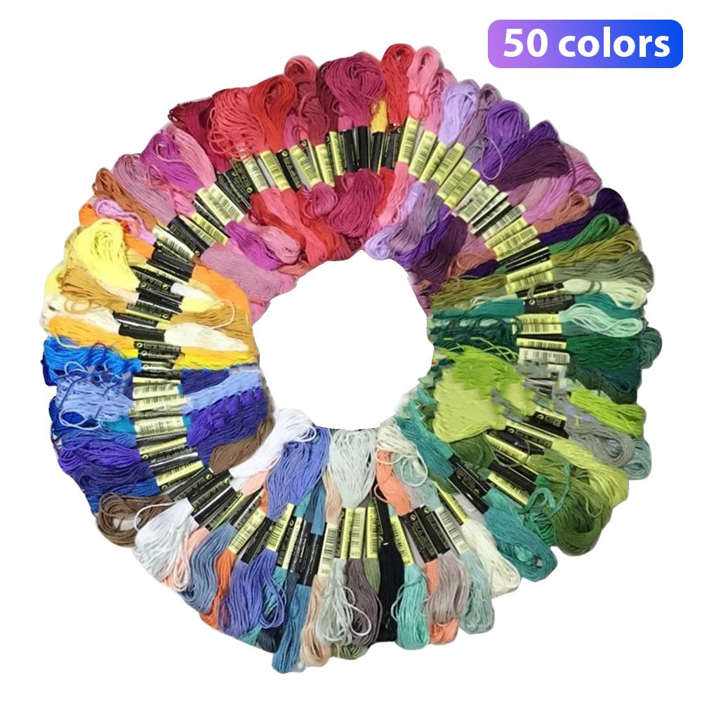 Thread Embroidery Line 24/50/100/150/200PCS Cross Embroider Thread Sewing... – Grandado