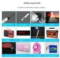 9900mAh 18650 lithium battery 3.7V -large capacity,rechargeable+charger,compatible with flashlights, radios,and MP3 players