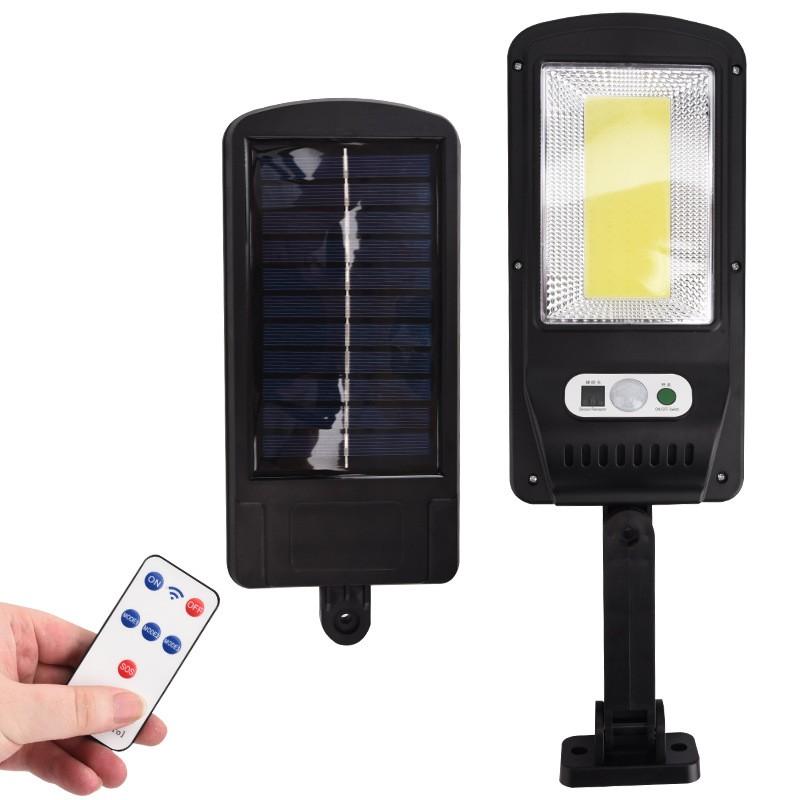 Solar Street lamp light lamp outdoor Powerful luces LED PIR Motion Sensor Waterproof Street Light garden wall Lamp With Remote: Big 1COB With RC