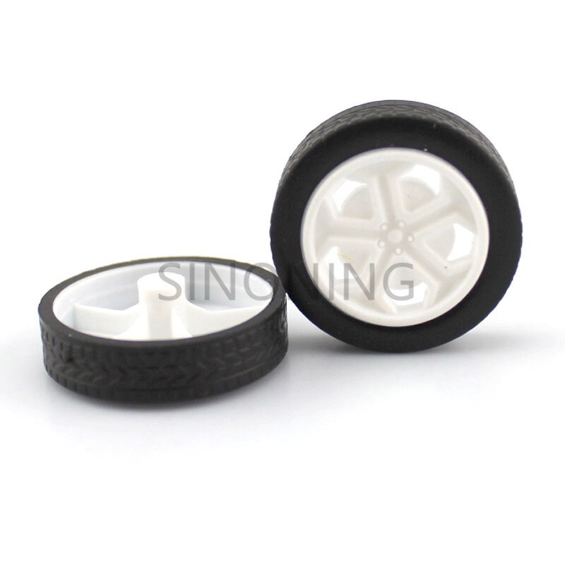 100pcs 26mm Diameter Tires Rubber Toy Car Wheel Part DIY model accessories