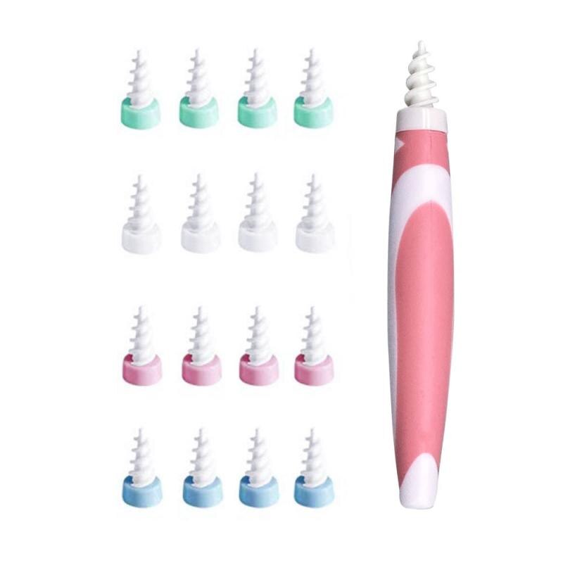 ! 1Pc Ear Wizard Ear Wax Removal Tool Soft Spiral Ear Cleaning Removal Ear Cleaner Ears Plug Spirals Care Accessories