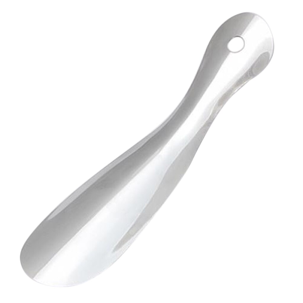 Stålpläterad metall skohorn skosked sko horn lyftare 7 1/2 ''