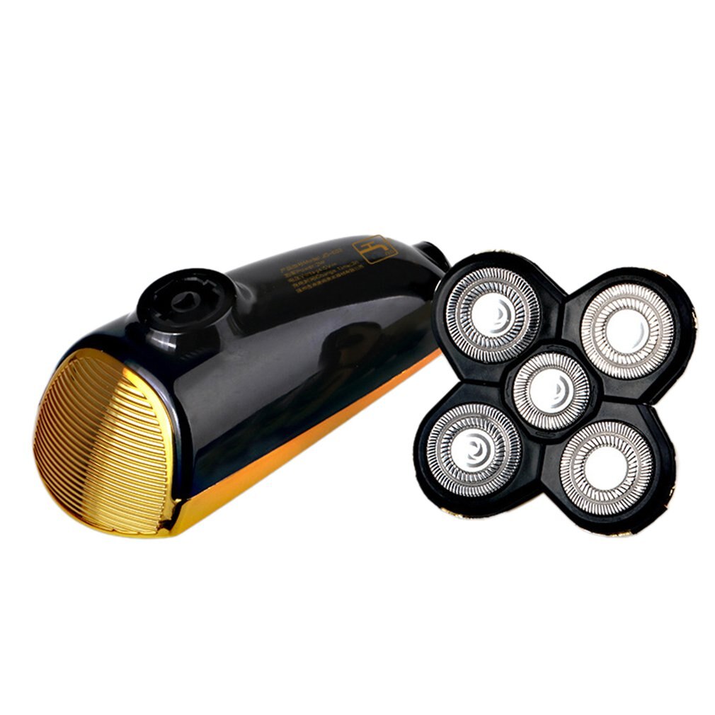 Aparência clássica 5 cabeças à prova dwaterproof água homem barbeador elétrico navalha portátil tamanho masculino carga rápida dispositivo de remoção do aparador cabelo