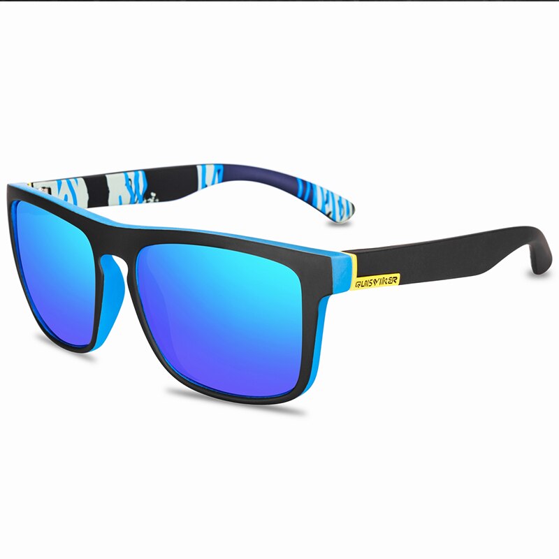 QUISVIKER gafas de sol polarizadas gafas de sol para hombres y mujeres gafas cuadradas para hombres gafas de conducción Retro Vintage UV400: QP3
