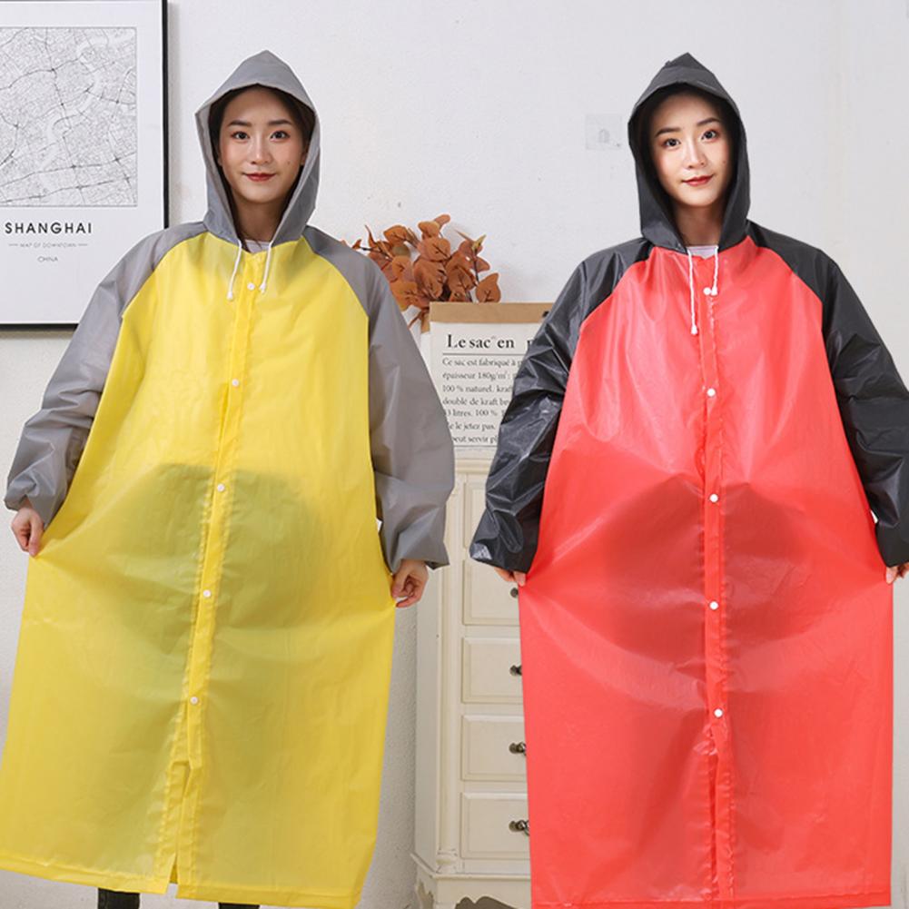Long Raincoat Practical Lightweight Multifunctional Portable Long Outdoor Raincoat for Outdoor Rain Jacket Hooded Raincoat