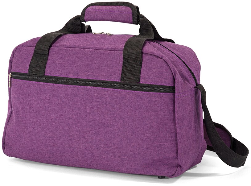 Bolsa de Viaje Cabina 40x25x20 cm Maleta de viaje Tamaño Equipaje de Mano Ryanair Vueling Easyjet Low Cost: DZ5528-Morado