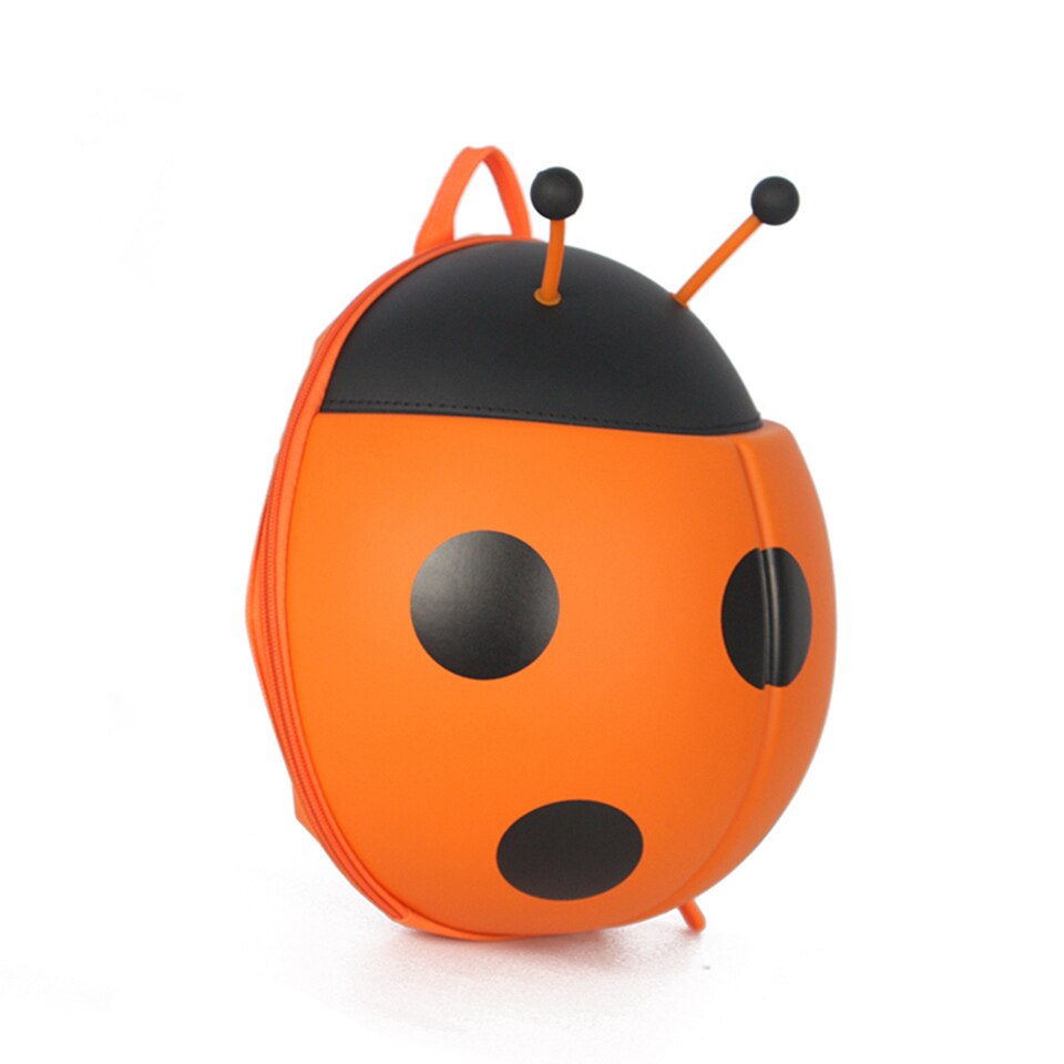 Int'g Leuke Ladybird Pluche Rugzak Meisjes Jongen Kinderen Tas Lieveheersbeestje Schooltas Kinderen Speelgoed Rugzak Voor Kind Waterdichte 28cm: Oranje