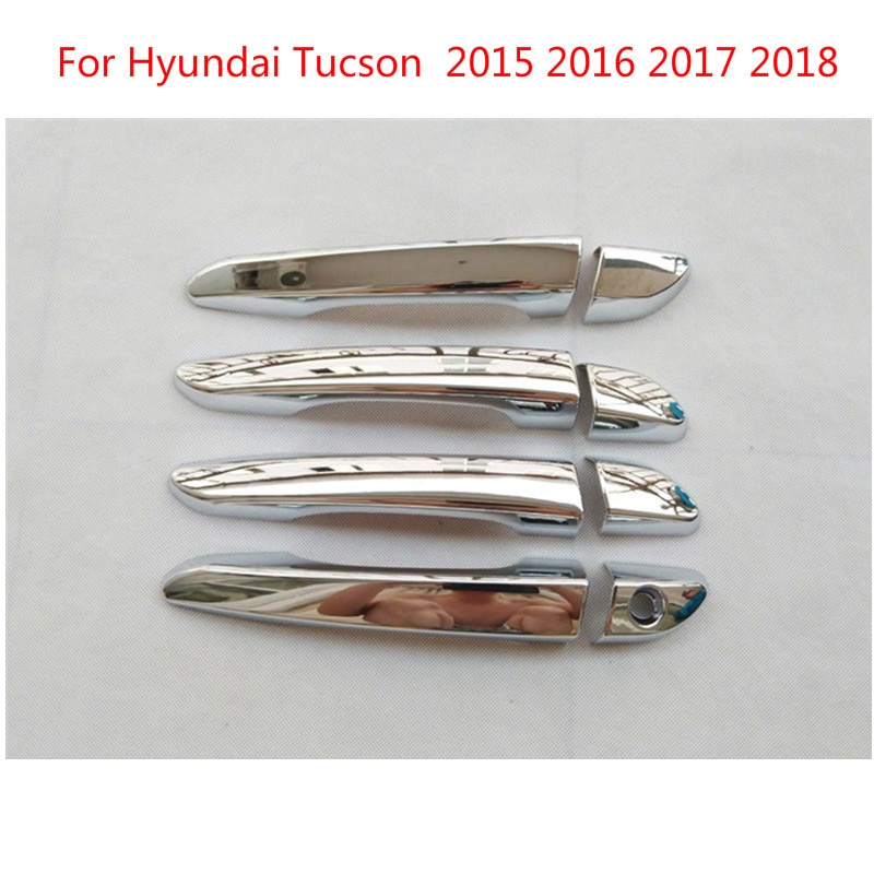 Auto Styling Deurgreep Cover Voor Hyundai Tucson Abs Chrome Auto Sticker Auto Accessoires