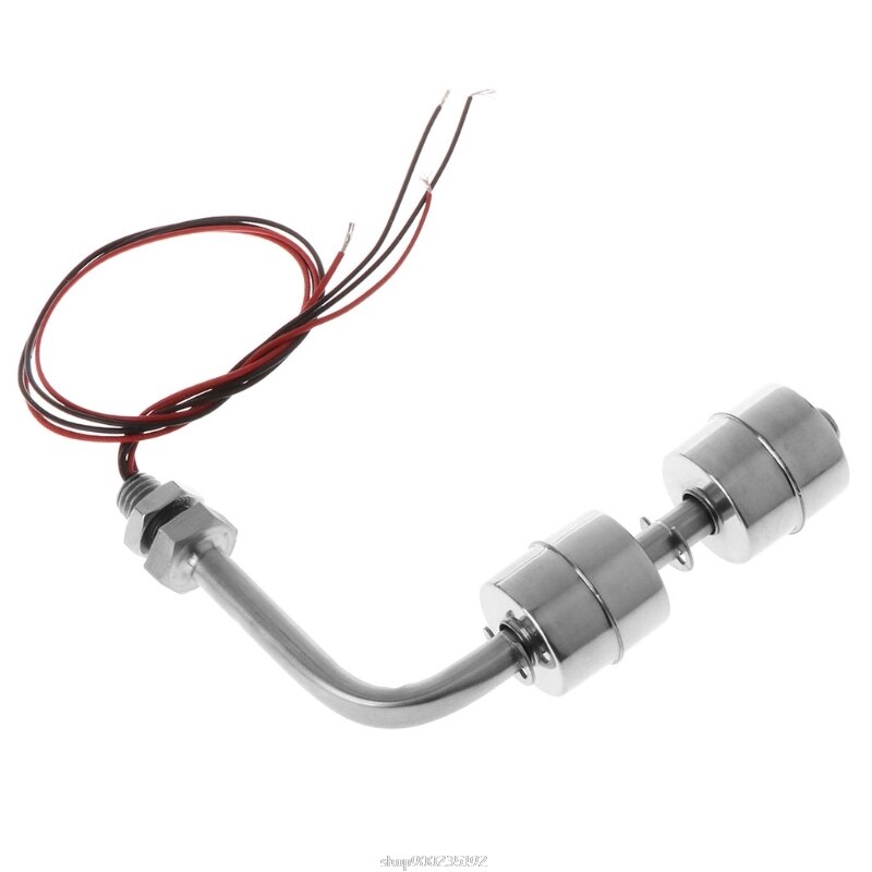 Stainless Steel Right Angle Water Level Sensor Liquid Float Switch Tank Pool 10W N05 20
