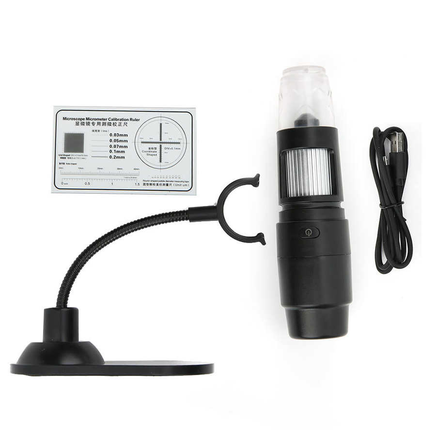 W03 1000X WIFI LED USB Digital Microscope Endoscope Magnifying Microscope Compatible for Mobile Phone Repairing Hair Skin