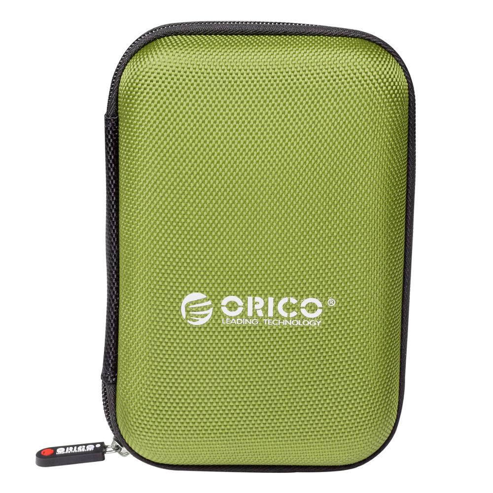 ORICO custodia protettiva per HDD da 2.5 pollici custodia protettiva per disco rigido esterno portatile doppio strato Buffer dba: green