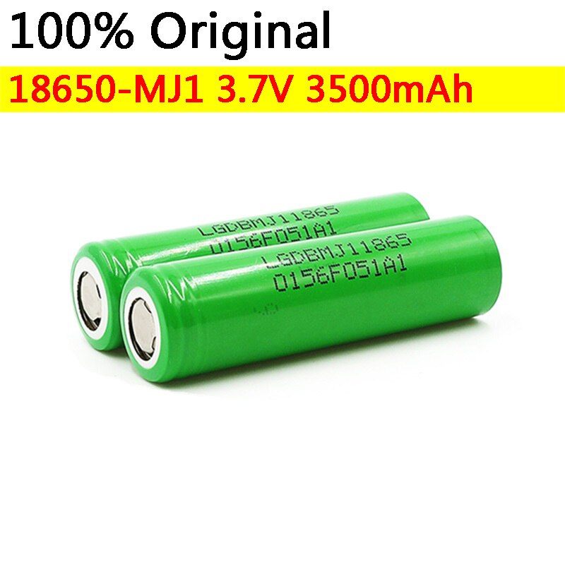 100% Originele MJ1 3.7V 3500Mah 18650 Lithium Oplaadbare Batterij Voor Zaklamp Batterijen Voor Lg MJ1 3500Mah Batterij