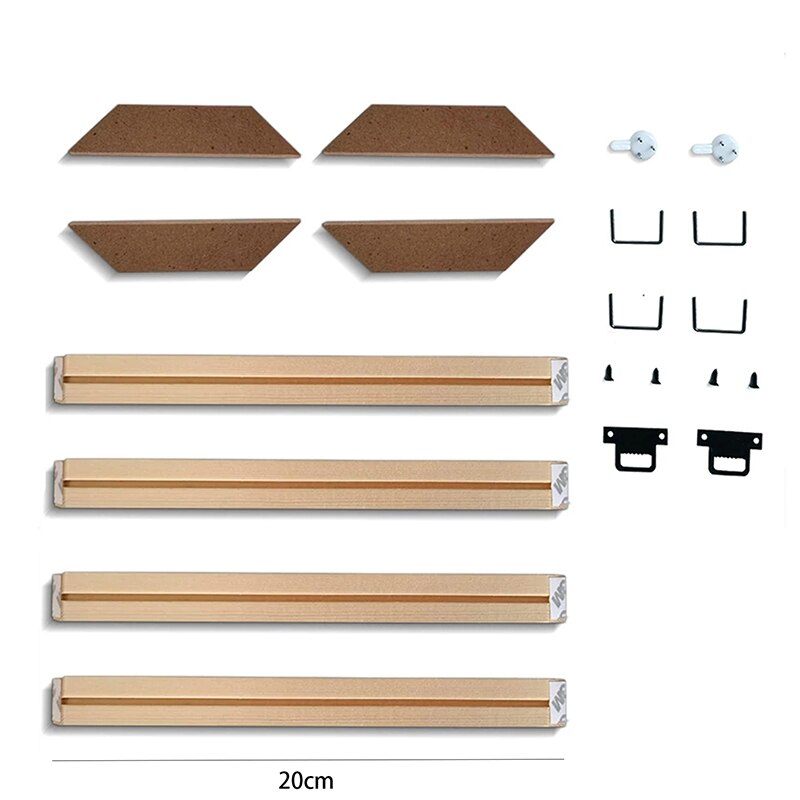 Simple Solid Wood Photo Frame Camphor Wood Canvas Picture Frame Rectangle For Poster Wall Decoration DIY Frame