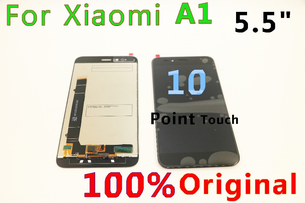 Original For Xiaomi A1 display mi A1 Lcd screen Display+Touch A1 display 5.5"
