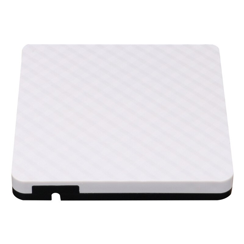 USB 3.0 externe optische drive Diamond verschijning Draagbare USB CD DVD brander Computer universele DVD ROM DVD writer: WHITE