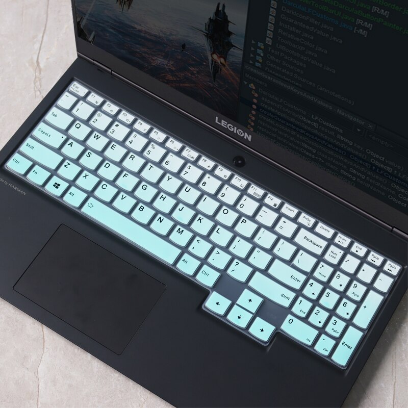 For lenovo legion 5 5i 17.3'' legion 7 legion 7i gaming laptop Silicone Notebook laptop keyboard cover skin Protector: fademint